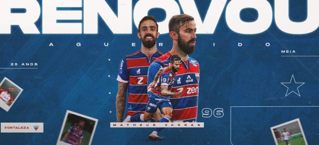 Fortaleza renova com meia Matheus Vargas