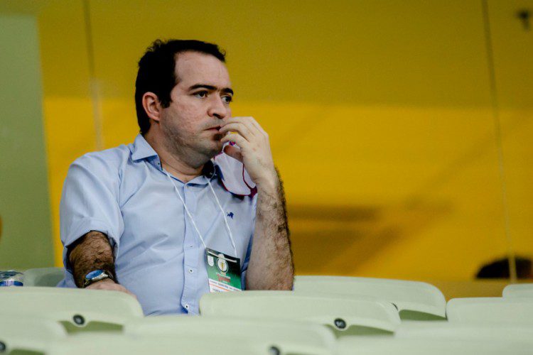 Marcelo Paz, presidente do Fortaleza, concedeu entrevista após a reunião referente à criação da nova liga brasileira de clubes. Foto: Arquivo