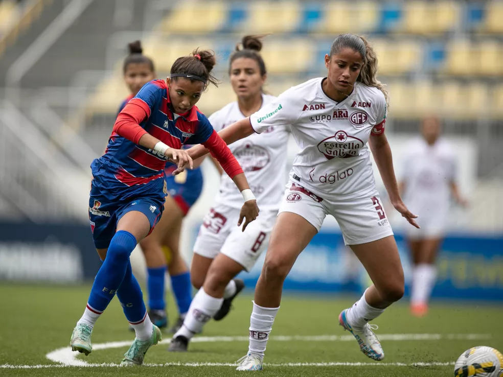Fortaleza perdeu para a Ferroviária no brasileirão Feminino Sub-20. Foto: Henrique César/Fortaleza EC