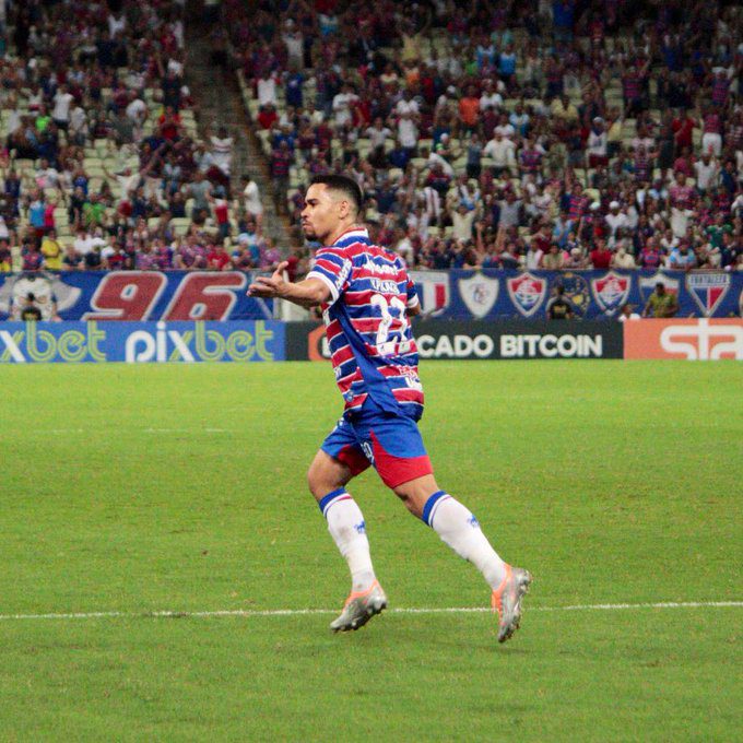 Yago Pikachu é o jogador mais participou de gols do Fortaleza neste ano. Foto: Mateus Lotif/Fortaleza EC