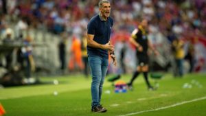 Fortaleza vive o seu pior momento no Brasileirão sob comando do treinador argentino. Foto: Thiago Gadelha/SVM