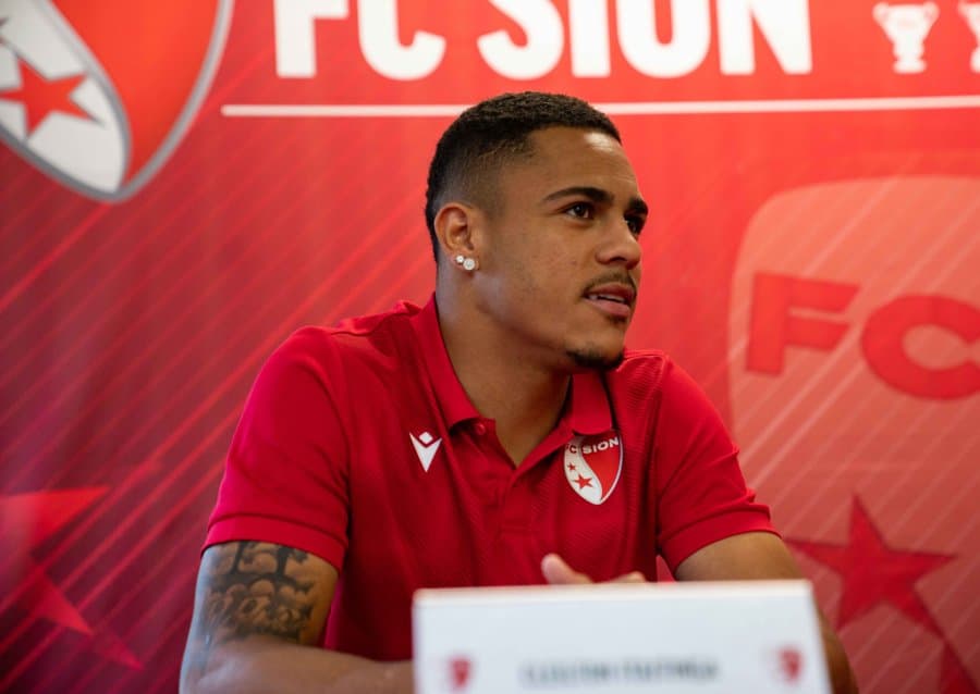 Itaitinga foi jogador das categorias de base do Fortaleza. Foto: Twitter Oficial do FC Sion