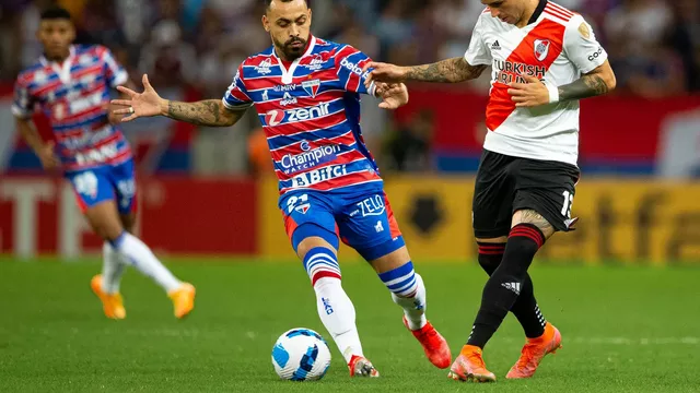 Fortaleza e River Plate empataram em 1 a 1 na Arena Castelão. Foto: Thiago Gadelha / SVM