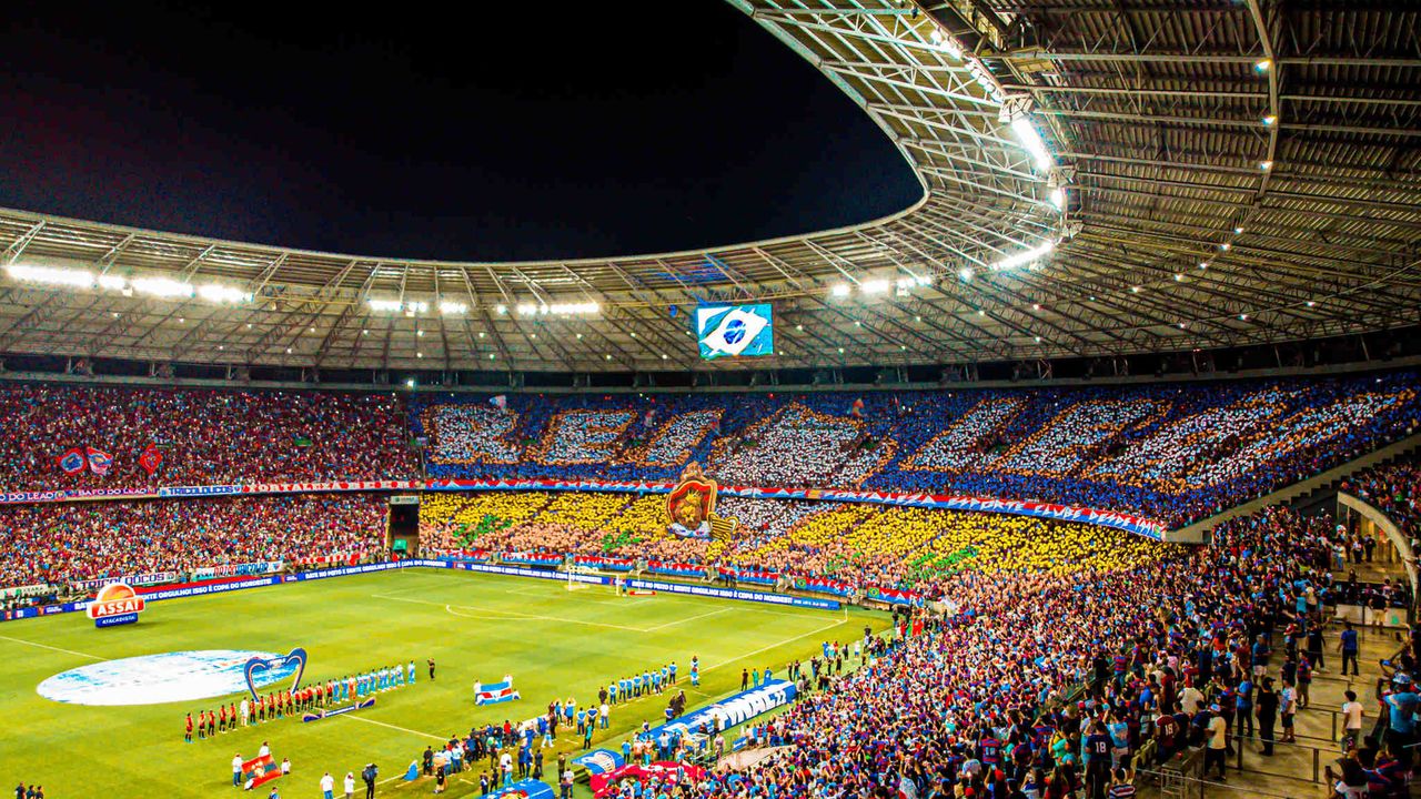 Com um jogo a cada 2,8 dias, Arena Castelão é o estádio com mais