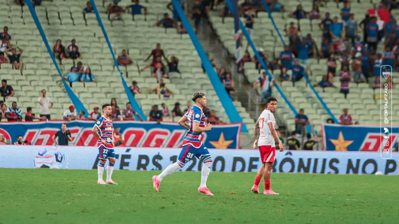 Machuca na sua estreia pelo Fortaleza